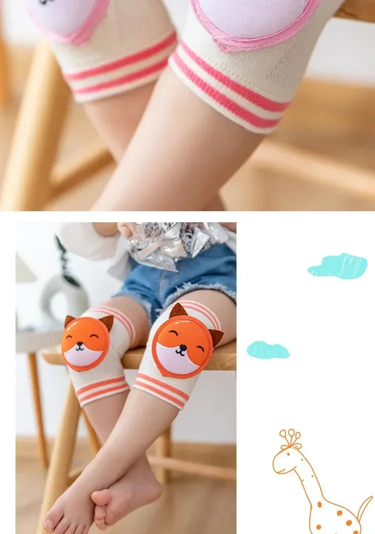 Summer Children Knee Pads Baby Crawling Learning To Walk Anti Leg Pads Baby Knee Pads Elbow Pads