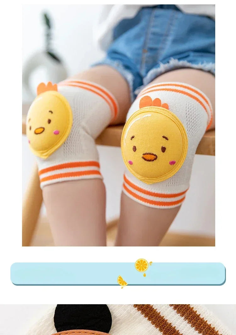 Summer Children Knee Pads Baby Crawling Learning To Walk Anti Leg Pads Baby Knee Pads Elbow Pads