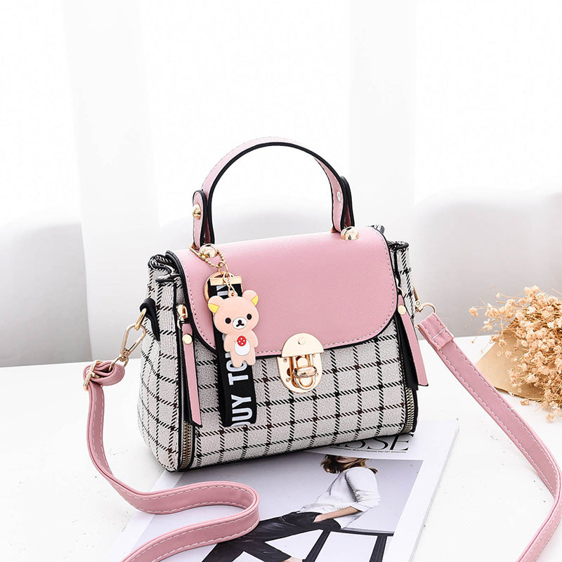 Bags for Women 2025 New Korean Style Beautiful Small Square Bag Stripesd Crossbody Bag Casual Shoulder Crossbody Mini Bag